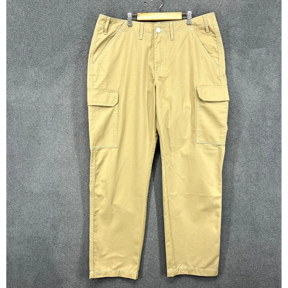 True Religion Cargo Pants 36 X 32 Mens Khaki‎ Travertine Tan